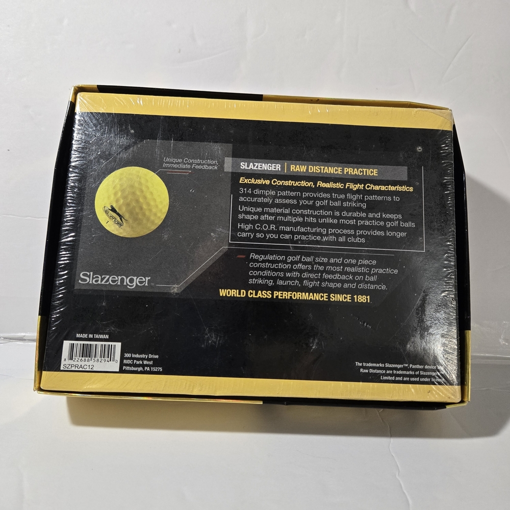 Slazenger Raw Distance Practice Golf Balls - Picture 5 of 6